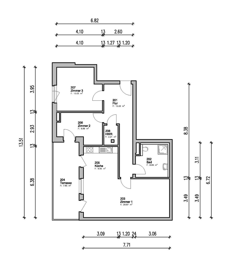 Bezugsfreie Erdgeschosswohnung mit Weserblick in 1. Reihe – aktuell  Ferienwohnung – Bremen(Walle) – Vorschaubild 9