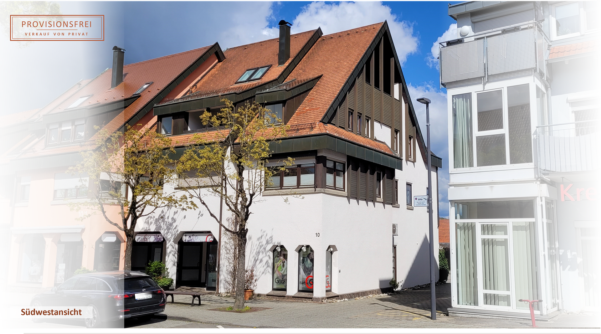 Provisionsfrei: Wohn- und Geschäftshaus mit Zahnarztpraxis, Friseur & 2 Wohnungen – Westhausen – Vorschaubild 2