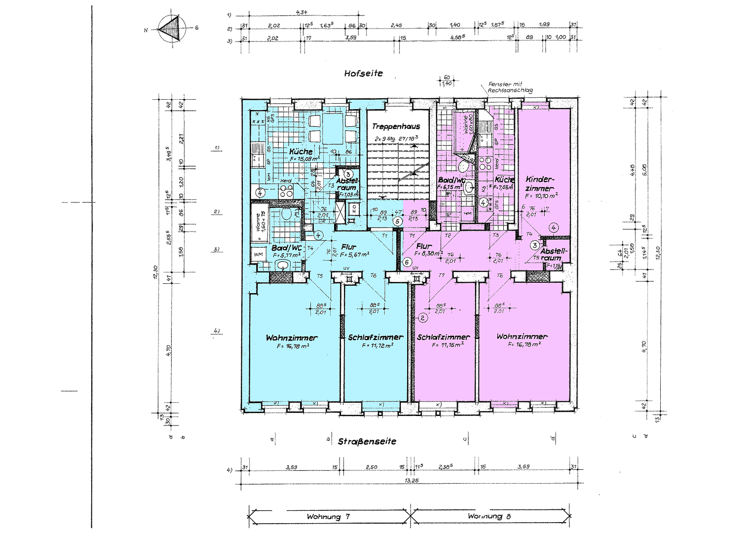 Schöner Wohnen : Helle 3-Zimmer-Wohnung mit IKEA-Einbauküche und Balkon in der Johannesvorstadt – Josef Ries Straße 72, 99086 Erfurt(Johannesvorstadt/Johannesplatz) – Vorschaubild 8