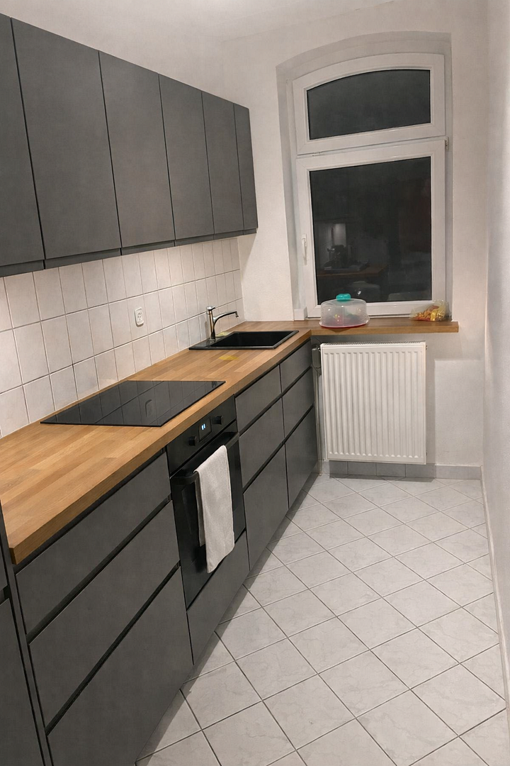 Schöner Wohnen : Helle 3-Zimmer-Wohnung mit IKEA-Einbauküche und Balkon in der Johannesvorstadt – Josef Ries Straße 72, 99086 Erfurt(Johannesvorstadt/Johannesplatz) – Vorschaubild 3