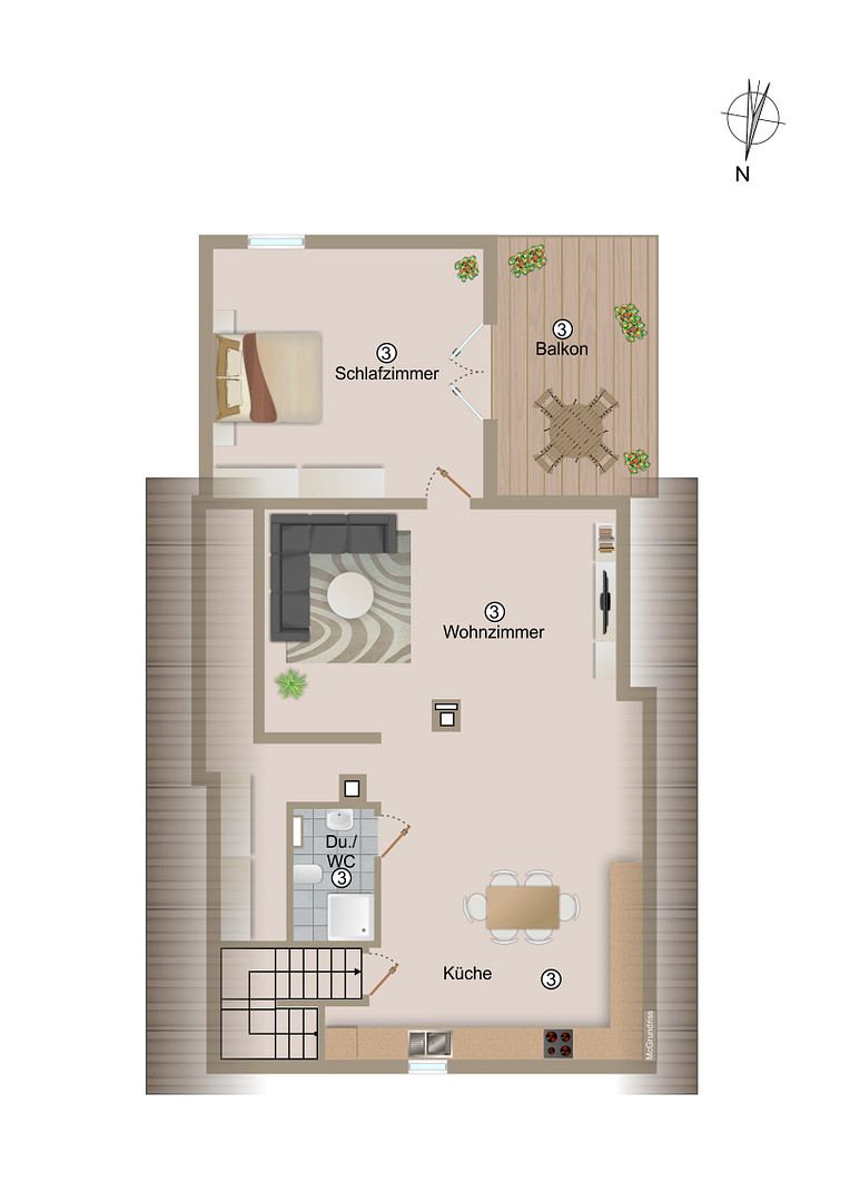 Attraktives Mehrfamilienhaus mit Panoramablick in Aach im Hegau – ideale Kapitalanlage! – Paradiesweg 2, 78267 Aach – Vorschaubild 28