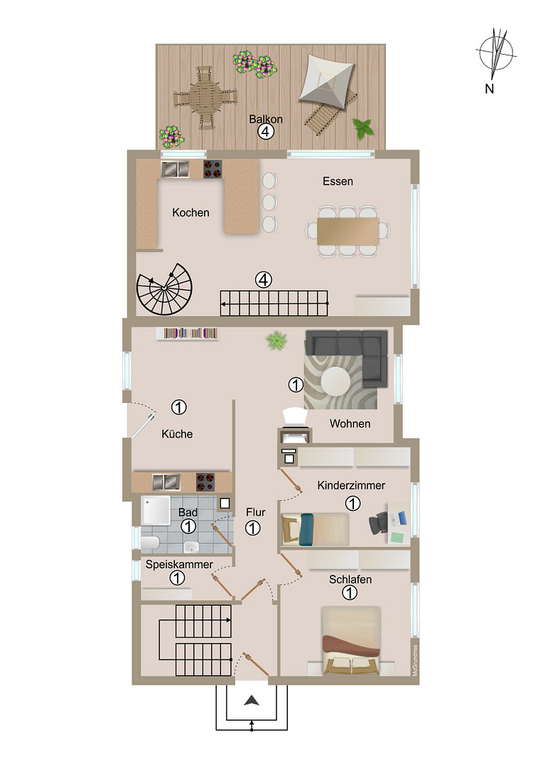 Attraktives Mehrfamilienhaus mit Panoramablick in Aach im Hegau – ideale Kapitalanlage! – Paradiesweg 2, 78267 Aach – Vorschaubild 26