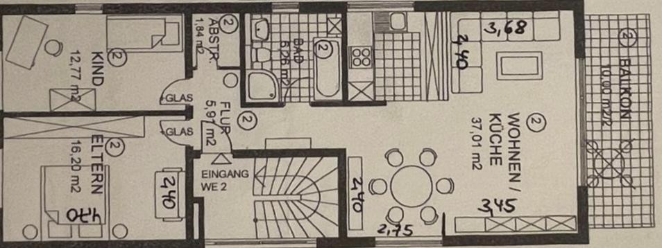 -RESERVIERT-3-Zimmer-ETW mit großem Balkon & Stellplatz in Rheinnähe – 51143 Cologne(Langel) – Vorschaubild 12