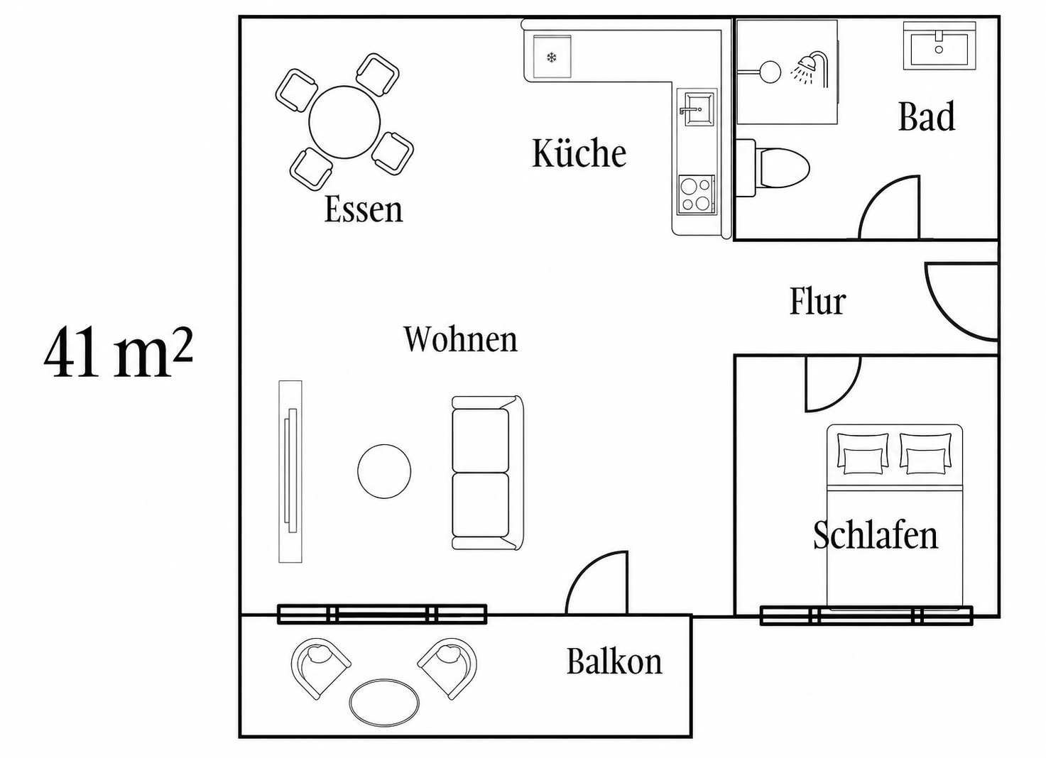 Erstbezug nahe Kö: 1,5-Zi.-Apartments mit neuer EBK, Balkon, Aufzug – Luisenstraße 45, 40215 Düsseldorf(Friedrichstadt) – Vorschaubild 6