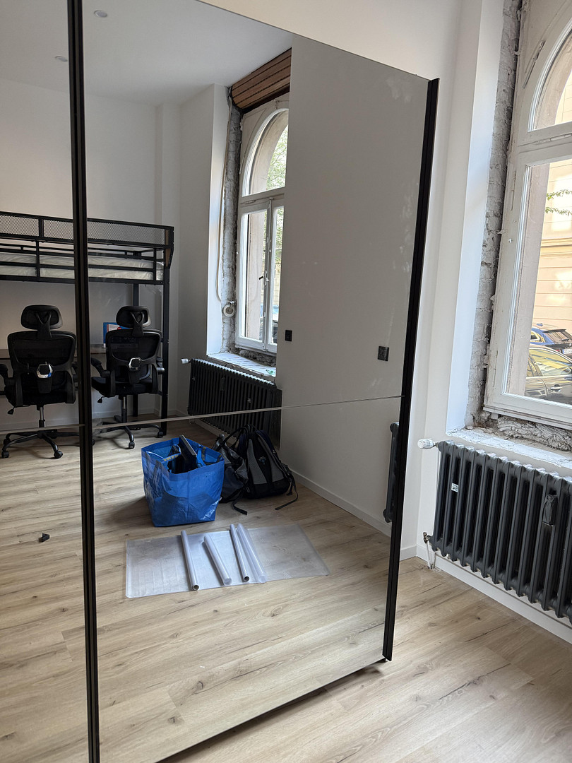 Möbliertes Premium Zimmer in berufstätigen WG mit Balkon, Erstbezug nach Sanierung – 47053 Duisburg(Hochfeld) – Vorschaubild 4
