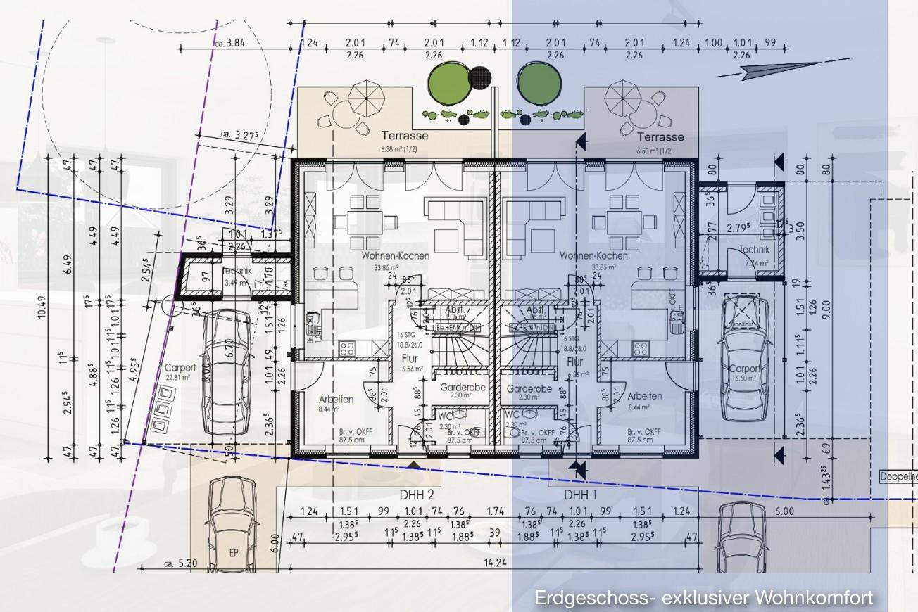 Exklusive Neubau-Doppelhaushälften in Edewecht – Wallstraße 18c-f, 26188 Edewecht – Vorschaubild 4