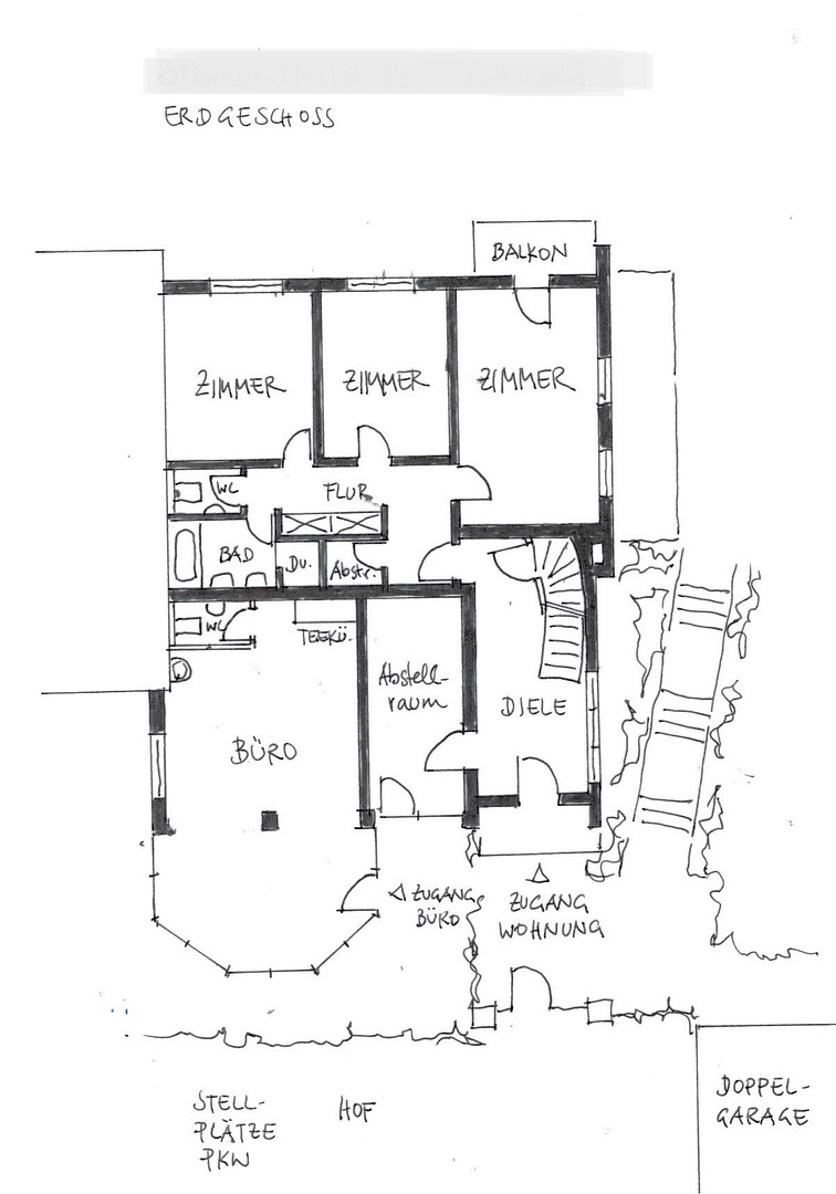 Großes Haus für Wohngemeinschaften, Wohnen & Arbeiten, für Familien, für mehrere Generationen etc. – Stuttgart(Ost) – Vorschaubild 20