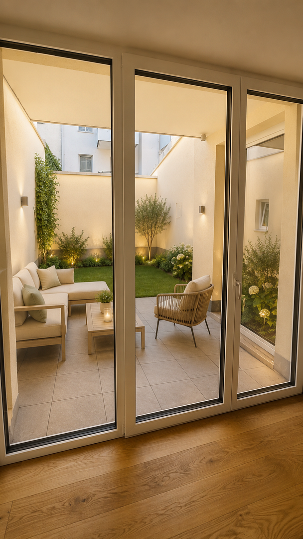 Ruhiges Rückgebäude - Charmante Erdgeschoss Terrassen Wohnung mit urbanem Kleingarten – Schwanthalerstr. 142, 80339 München(Schwanthalerhöhe) – Vorschaubild 3