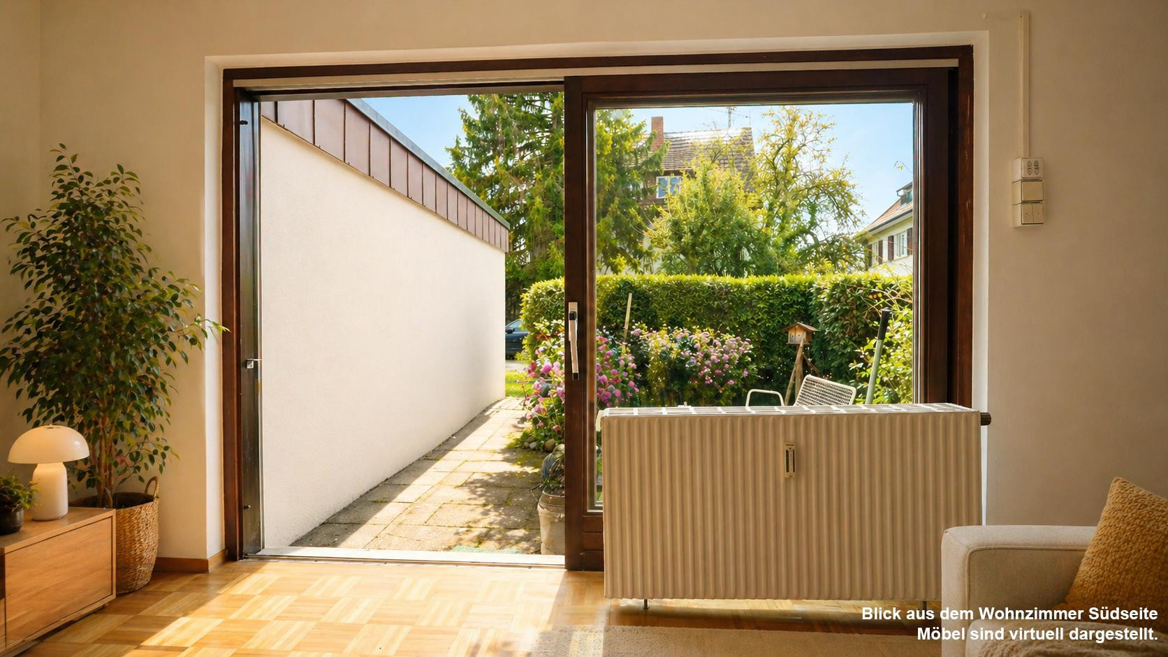 Grüne Oase in Reutlingen: 3-Zi-Erdgeschosswohnung mit Terrasse