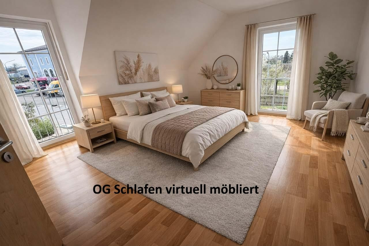 OG Schlafen virtuell möbliert