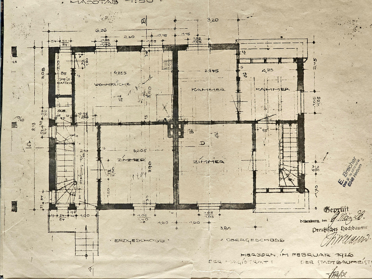 Doppelhaushälfte mit Anbau und Doppelgarage – Herborn / Heesen(Herborn) – Vorschaubild 25