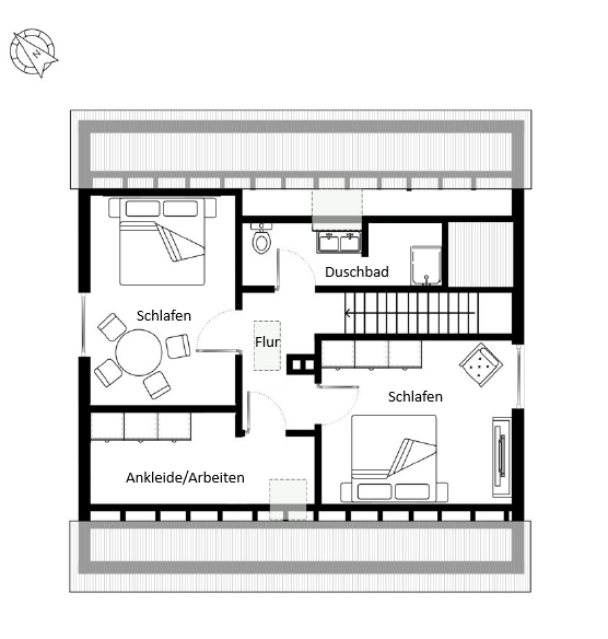 Im Grünen Speckgürtel Hamburgs: Großzügiges Einfamilienhaus mit Garage – Kröppelshagen-Fahrendorf – Vorschaubild 13
