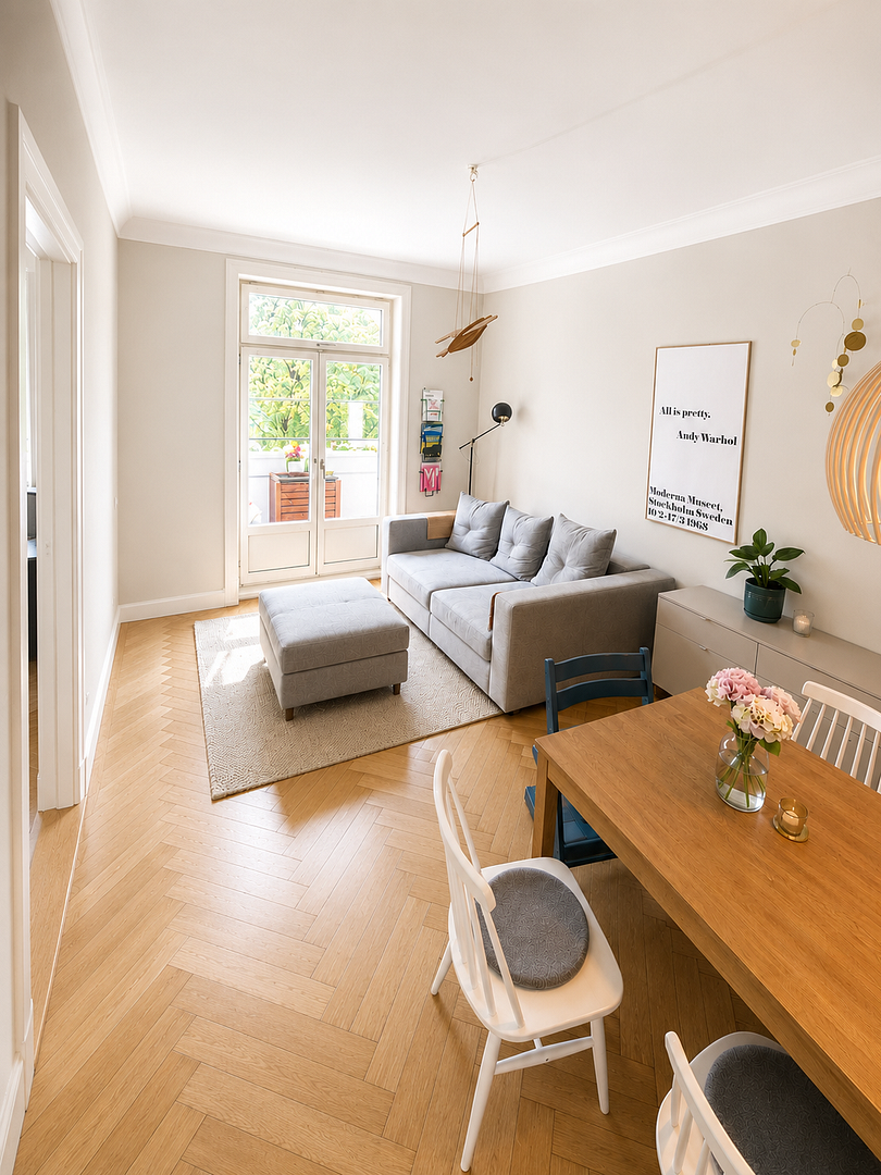 Stilvoller Familienaltbau | 117 m² | Garage | Loggia | Blick ins Grüne | Tarpenbek – Hamburg(Groß Borstel) – Vorschaubild 6