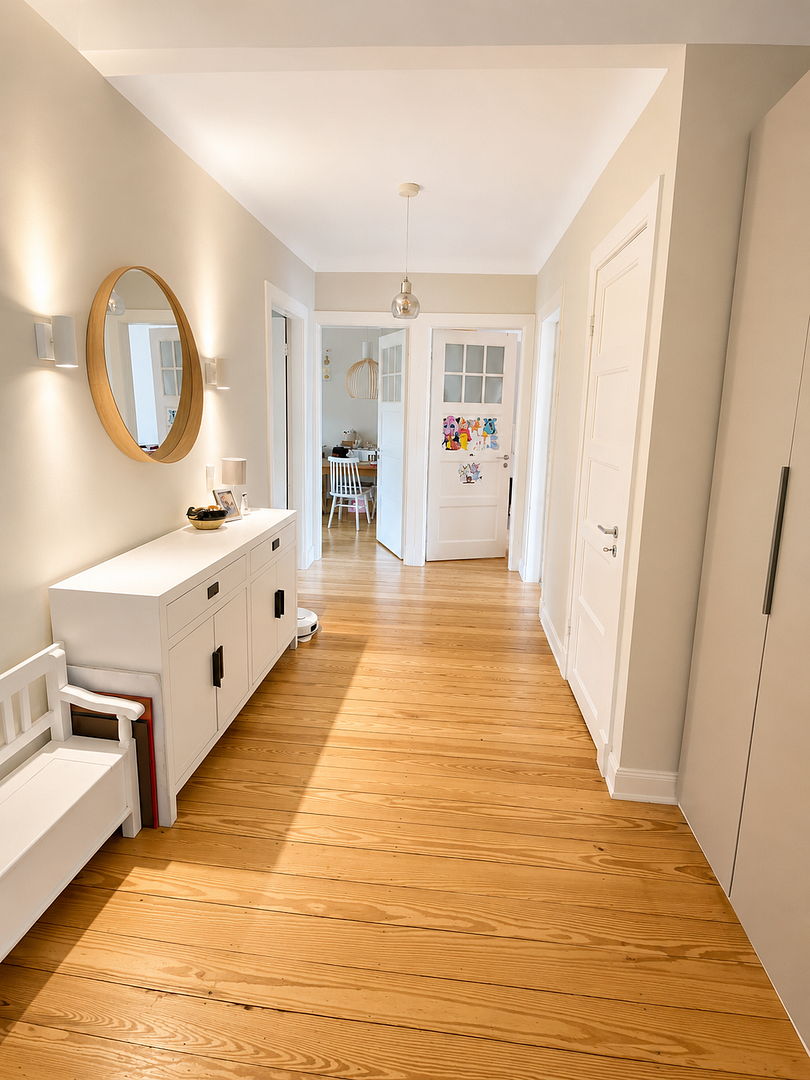Stilvoller Familienaltbau | 117 m² | Garage | Loggia | Blick ins Grüne | Tarpenbek – Hamburg(Groß Borstel) – Vorschaubild 2