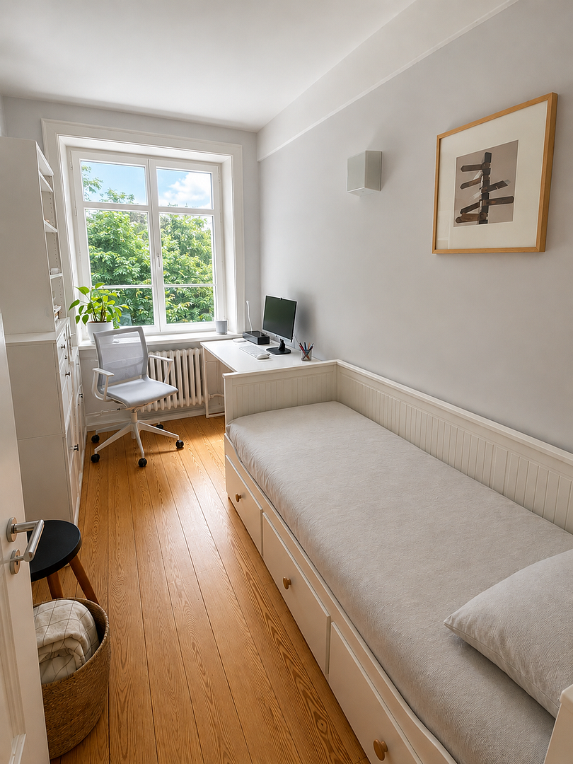 Stilvoller Familienaltbau | 117 m² | Garage | Loggia | Blick ins Grüne | Tarpenbek – Hamburg(Groß Borstel) – Vorschaubild 10