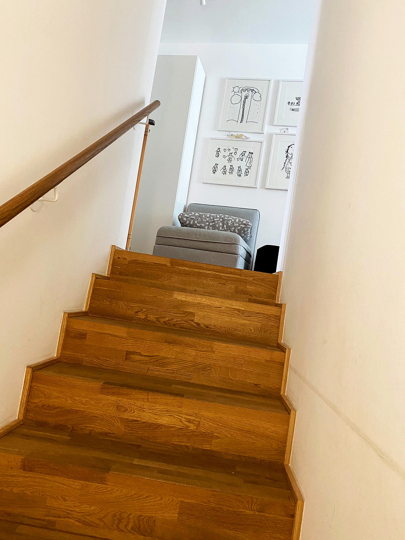 Townhouse-Wohnung Neckarstadt-Ost / Terrasse und Gartennutzung / 2 Balkone / Perfekt für Familien – Mannheim – Vorschaubild 13