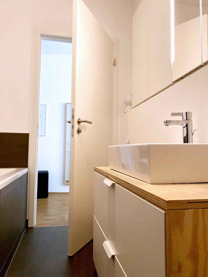 Townhouse-Wohnung Neckarstadt-Ost / Terrasse und Gartennutzung / 2 Balkone / Perfekt für Familien – Mannheim – Vorschaubild 15