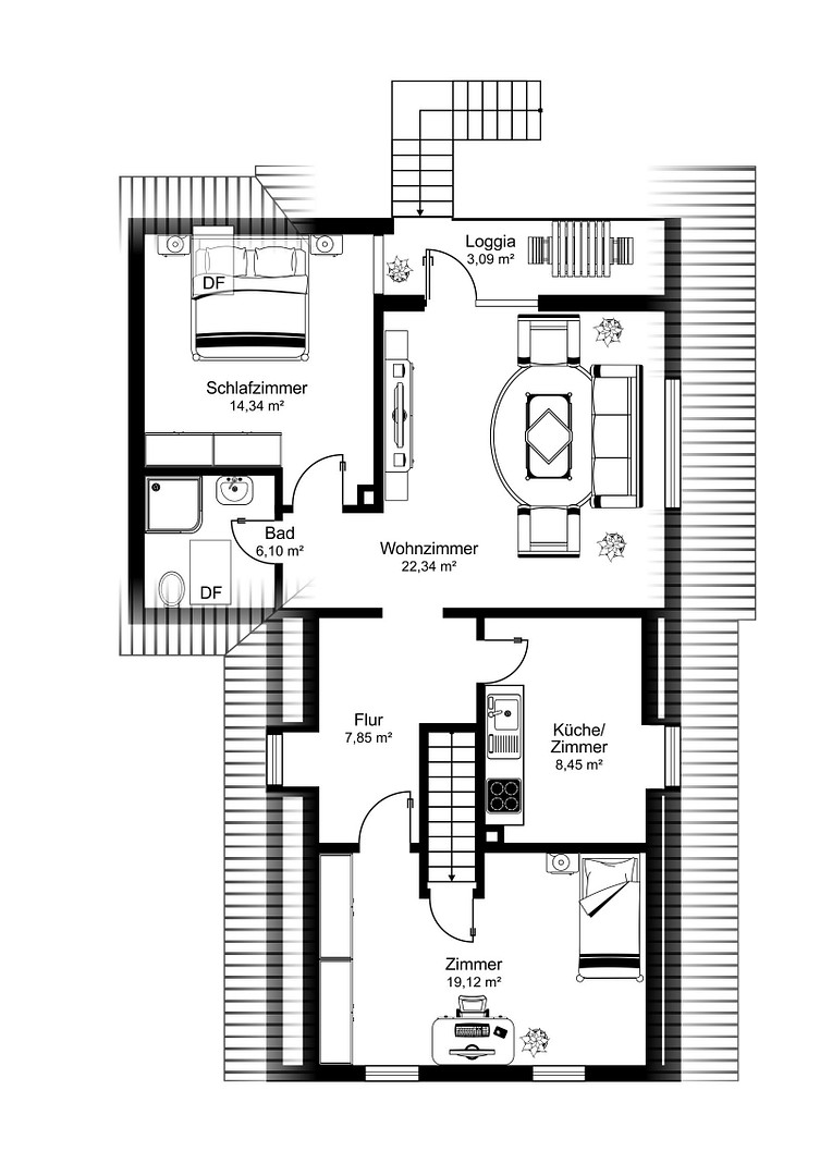 PROVISIONSFREI: Zweifamilienhaus in familienfreundlicher Lage von Coburg-Scheuerfeld. Sofort frei. – Nicolaus-Zech-Str. 38, 96450 Coburg(Scheuerfeld) – Vorschaubild 7