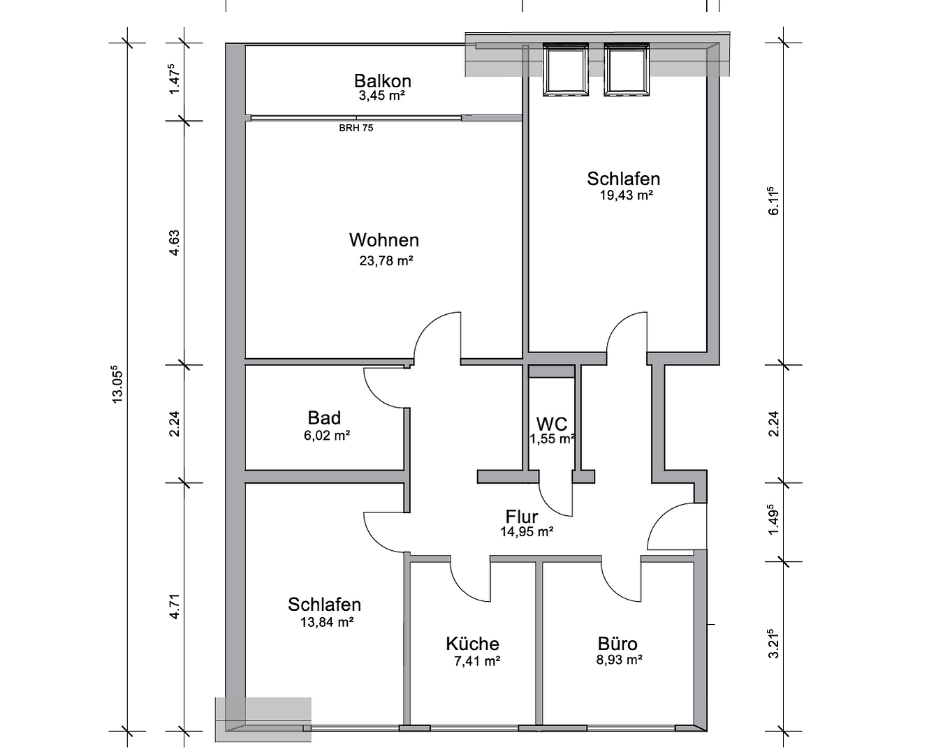 Provisionsfrei: Sanierte 4-Zimmer-Wohnung mit Südbalkon & Garage in Schwachhausen – Scharnhorststraße 15a, 28211 Bremen(Schwachhausen) – Vorschaubild 23
