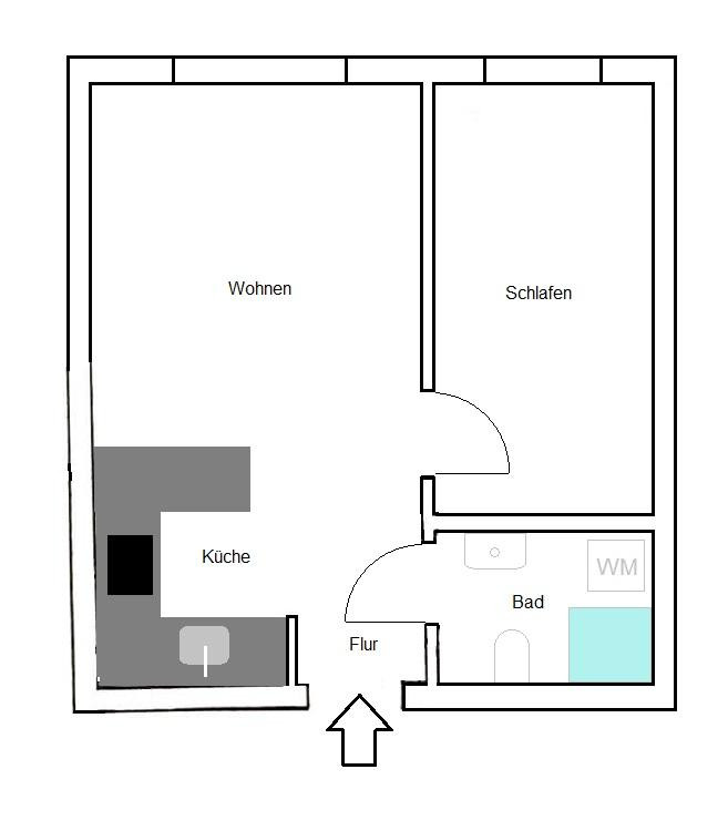 Moderne 1,5-Zimmer ETW, Erstbezug nach Sanierung, ohne Courtage – Bargteheider Straße 106a, 22143 Hamburg(Rahlstedt) – Vorschaubild 8