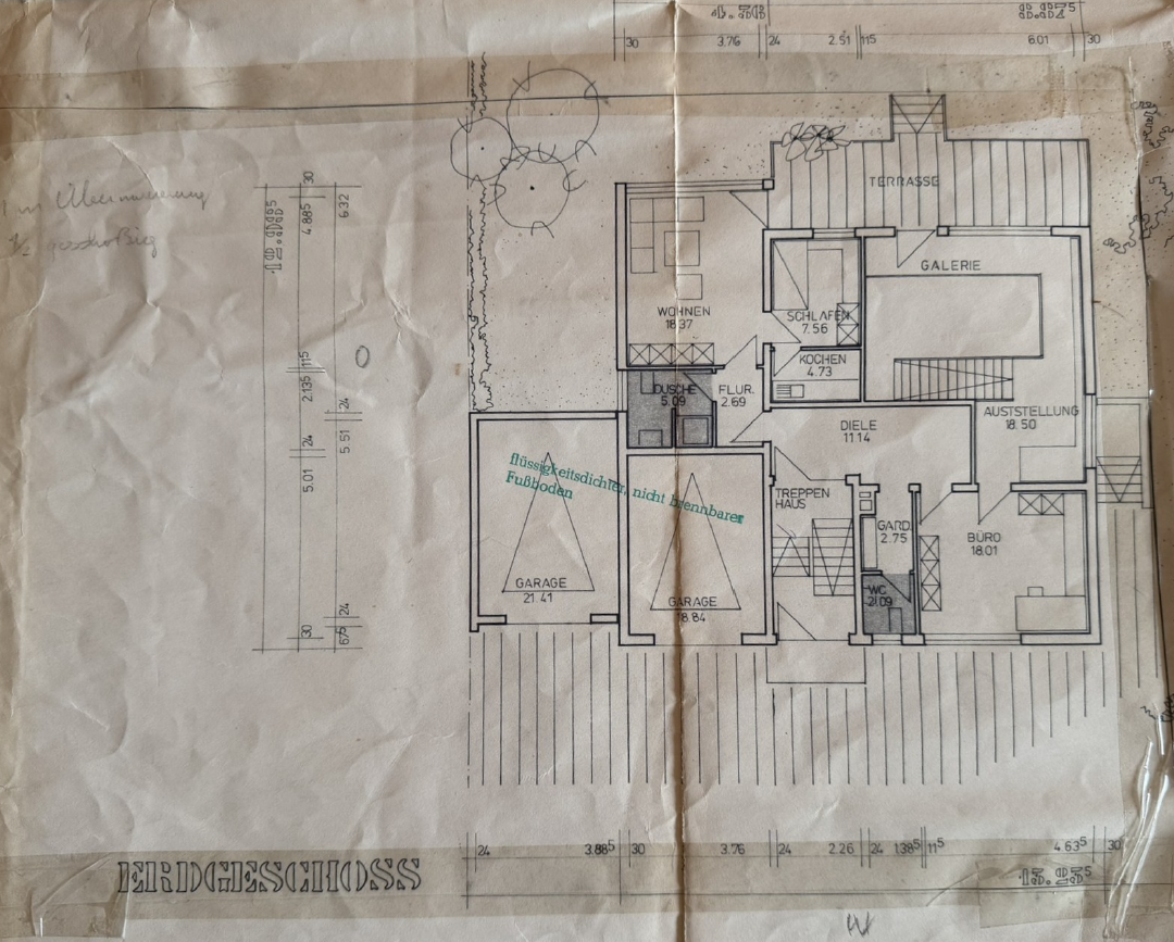Zentrumsnah: Wohnhaus mit Galerie/Werkstatt, Einlieger-App.  & traumh. Naturgarten (834 qm) – Bad Füssing – Vorschaubild 36