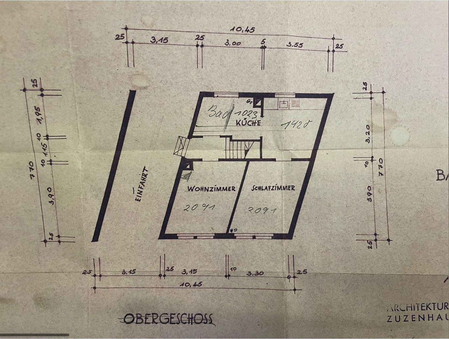 Großes Grundstück, Haus und Scheuer mit Ausbaupotential – Dossenheim – Vorschaubild 3