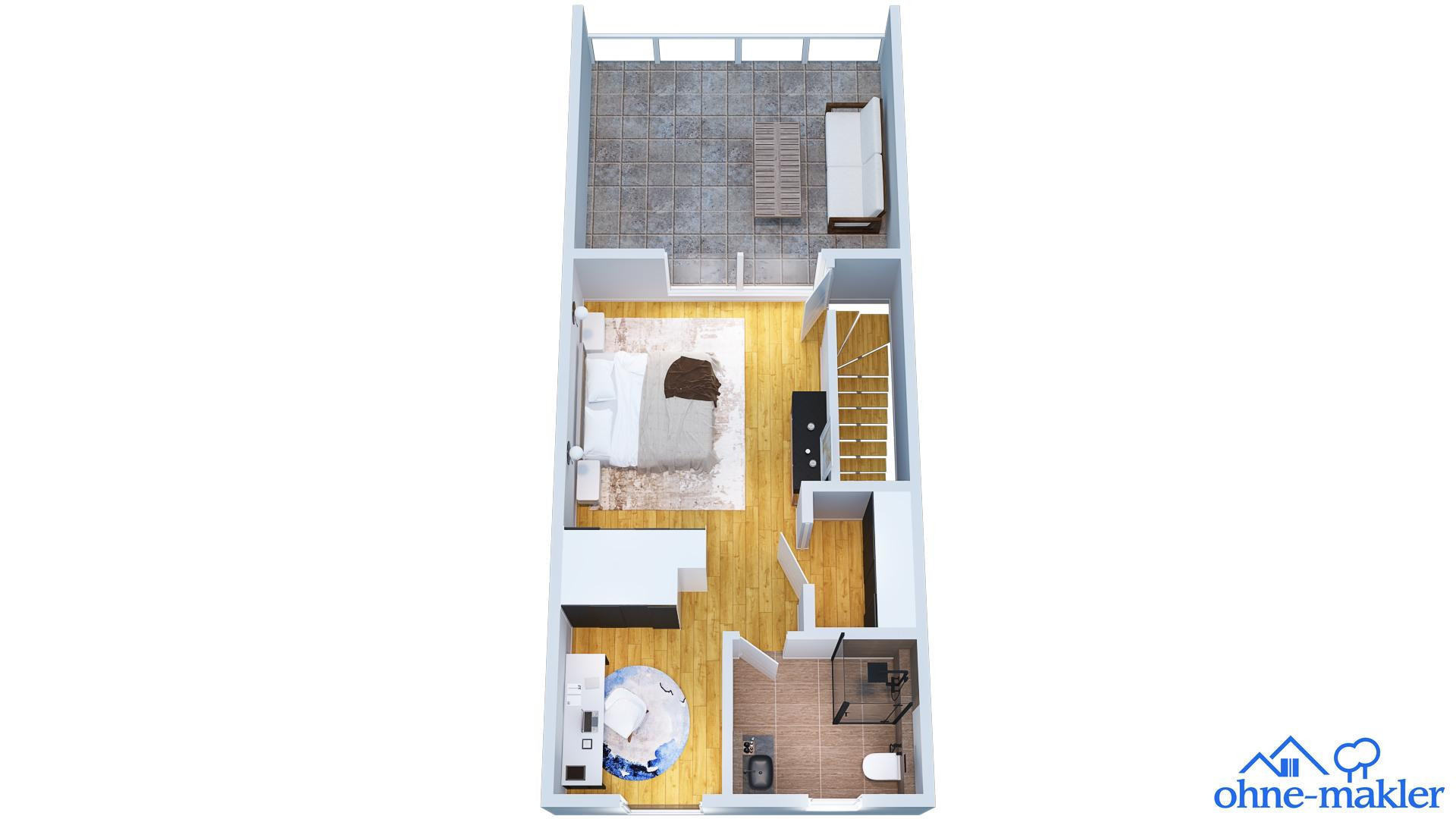 Modernes Reihenmittelhaus mit Garten und Dachterrasse in Berlin-Lichtenrade – 12307 Berlin(Lichtenrade) – Vorschaubild 15