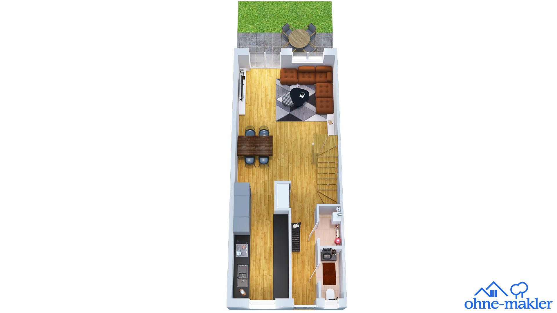 Modernes Reihenmittelhaus mit Garten und Dachterrasse in Berlin-Lichtenrade – 12307 Berlin(Lichtenrade) – Vorschaubild 13