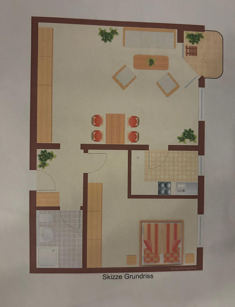 Großzügig geschnittene 2-Zimmerwohnung mit Süd-Balkon in zentraler Lage – Kölner Str. 60, 51399 Burscheid(Hilgen) – Vorschaubild 14