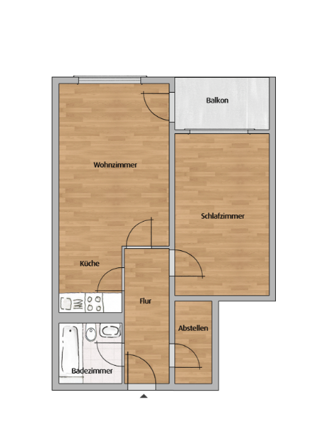 Provisionsfreie 2-Zimmer-Wohnung in Reutlingen – sofort verfügbar – Rangenbergerstraße 20/0, 72766 Reutlingen(Sondelfingen) – Vorschaubild 10