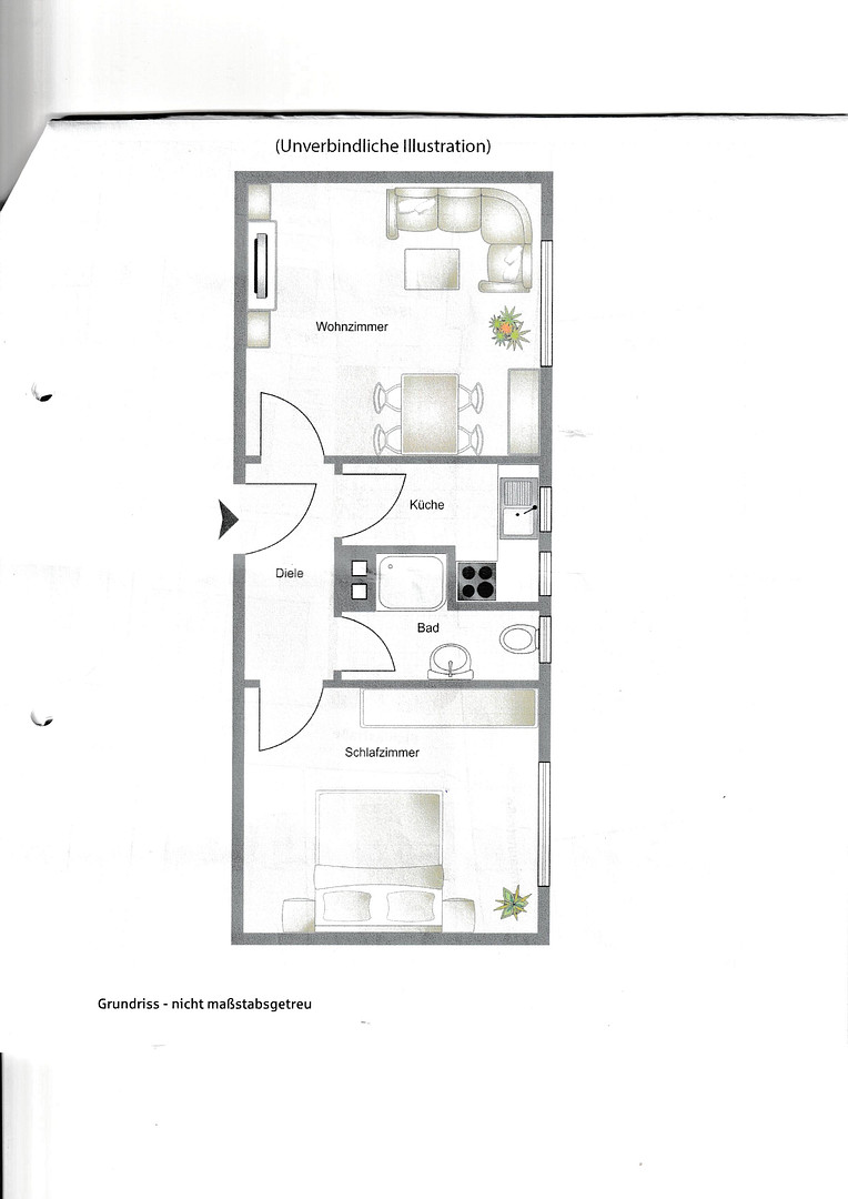 2-Zimmer Wohnung in begehrter Wohnlage – Hermannstraße 14, 72793 Pfullingen – Vorschaubild 8