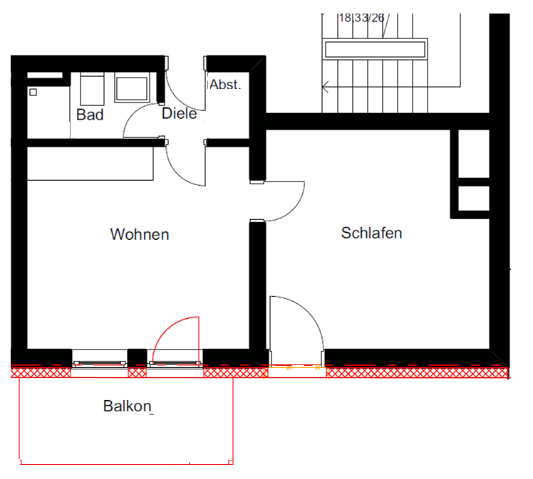 Erstbezug Kernsaniert | Helle 2-Zimmer Wohnung mit Balkon in München-Giesing – 81549 München(Obergiesing) – Vorschaubild 10