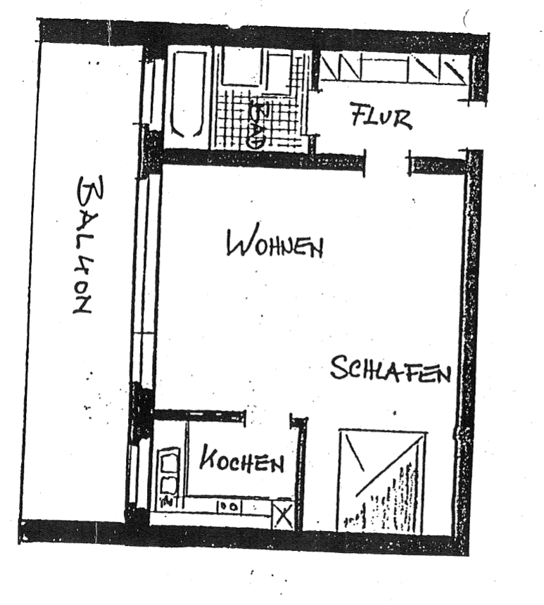 Helle 1-Zi. Wohnung mit großem Balkon gut vermietet und attraktiv gelegen in Großburgwedel – Pappelweg 9a, 90938 Burgwedel(Großburgwedel) – Vorschaubild 9