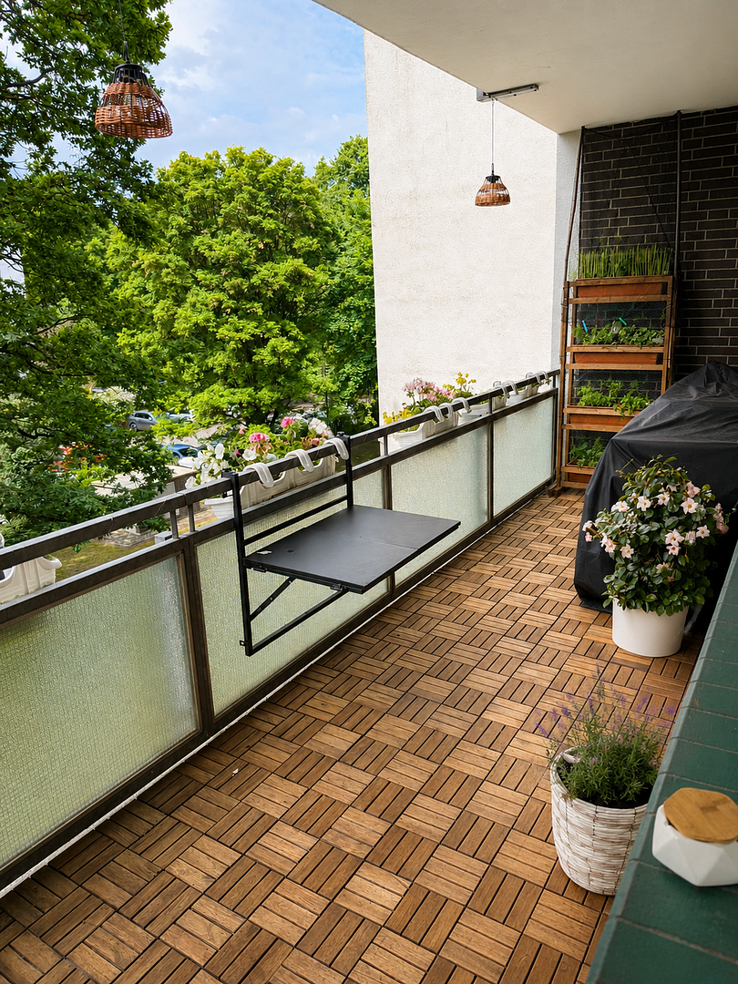 Helle 1-Zi. Wohnung mit großem Balkon gut vermietet und attraktiv gelegen in Großburgwedel – Pappelweg 9a, 90938 Burgwedel(Großburgwedel) – Vorschaubild 3