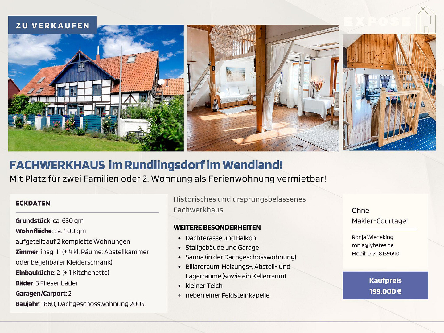 Fachwerkhaus im Wendland – Im Rundling 21, 29485 Schmarsau/Lemgow(Schmarsau) – Vorschaubild 4