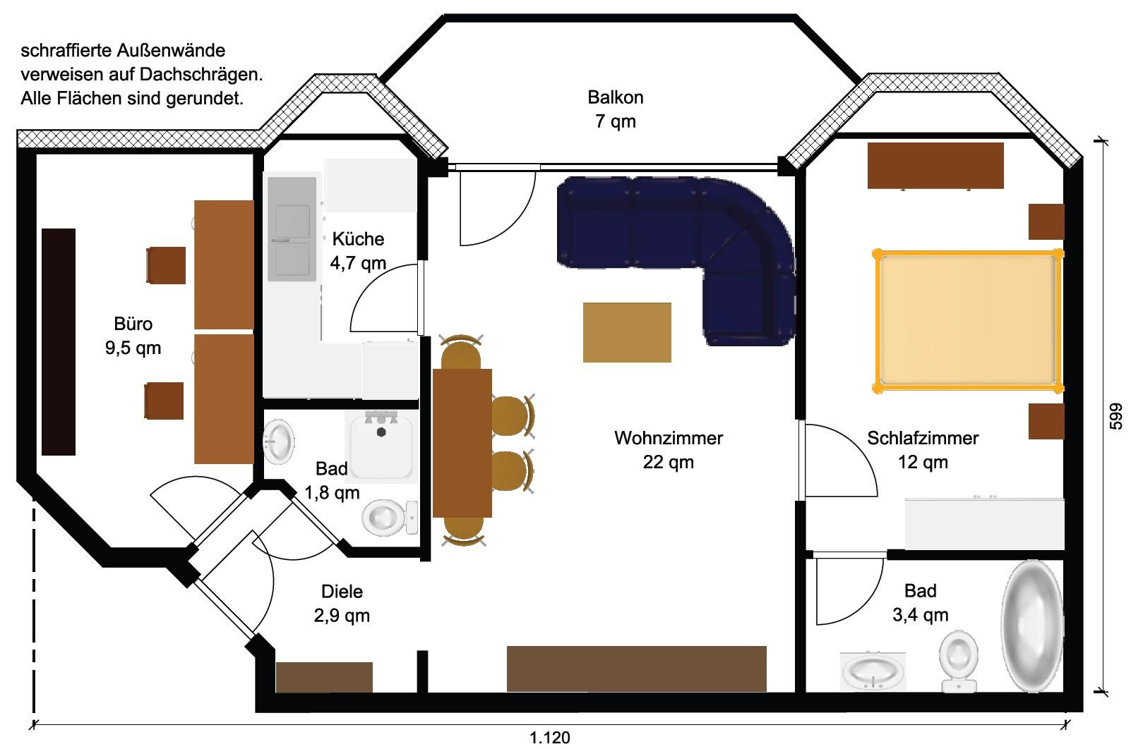 gepflegte 3-Raum-Wohnung mit Balkon – 45329 Essen(Altenessen-Nord) – Vorschaubild 18
