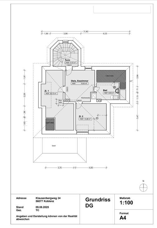 Charmante Villa auf großzügigem, teilbarem Grundstück, alter Baumbestand und unverbaubarer Höhenlage – 56077 Koblenz – Vorschaubild 45