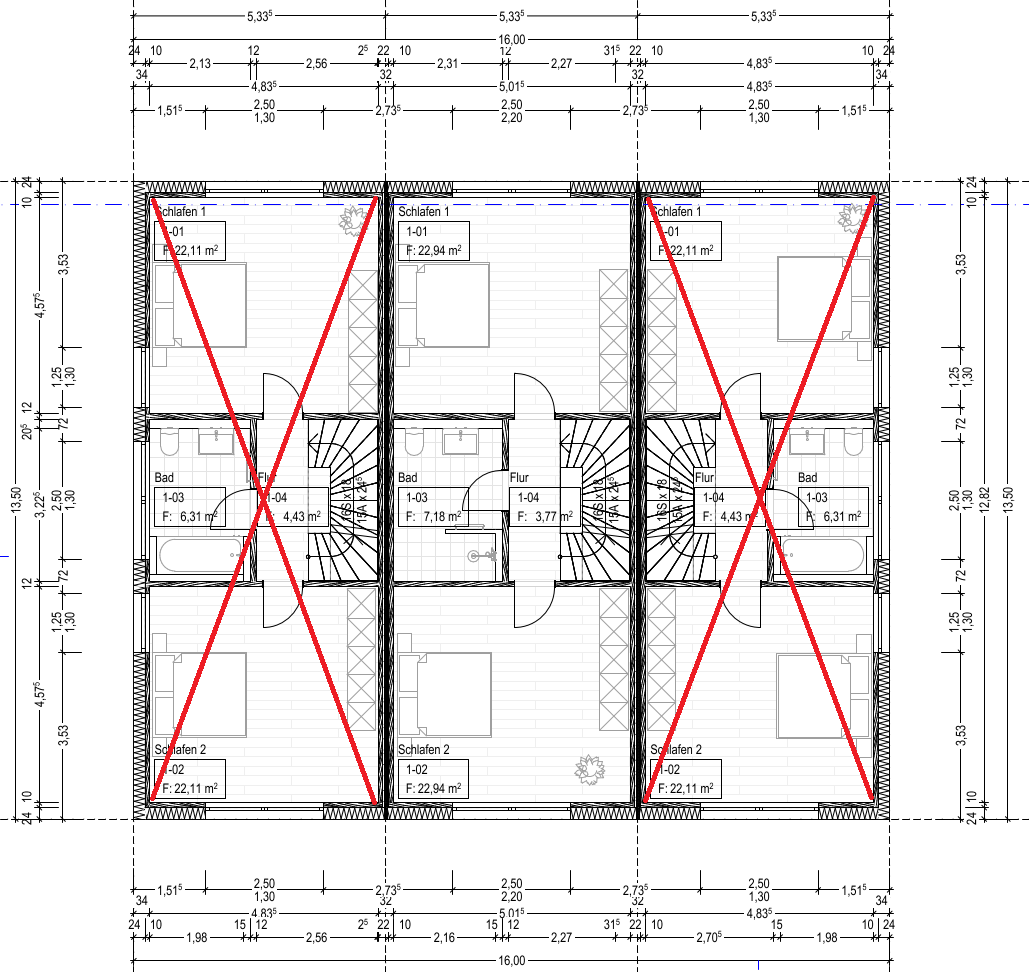Energiesparend und gesund Wohnen: Neues Holzmassiv-Reihenhaus mit 6 Zimmern in Obermenzing – Bauseweinallee 58f, 81247 München(Obermenzing) – Vorschaubild 19