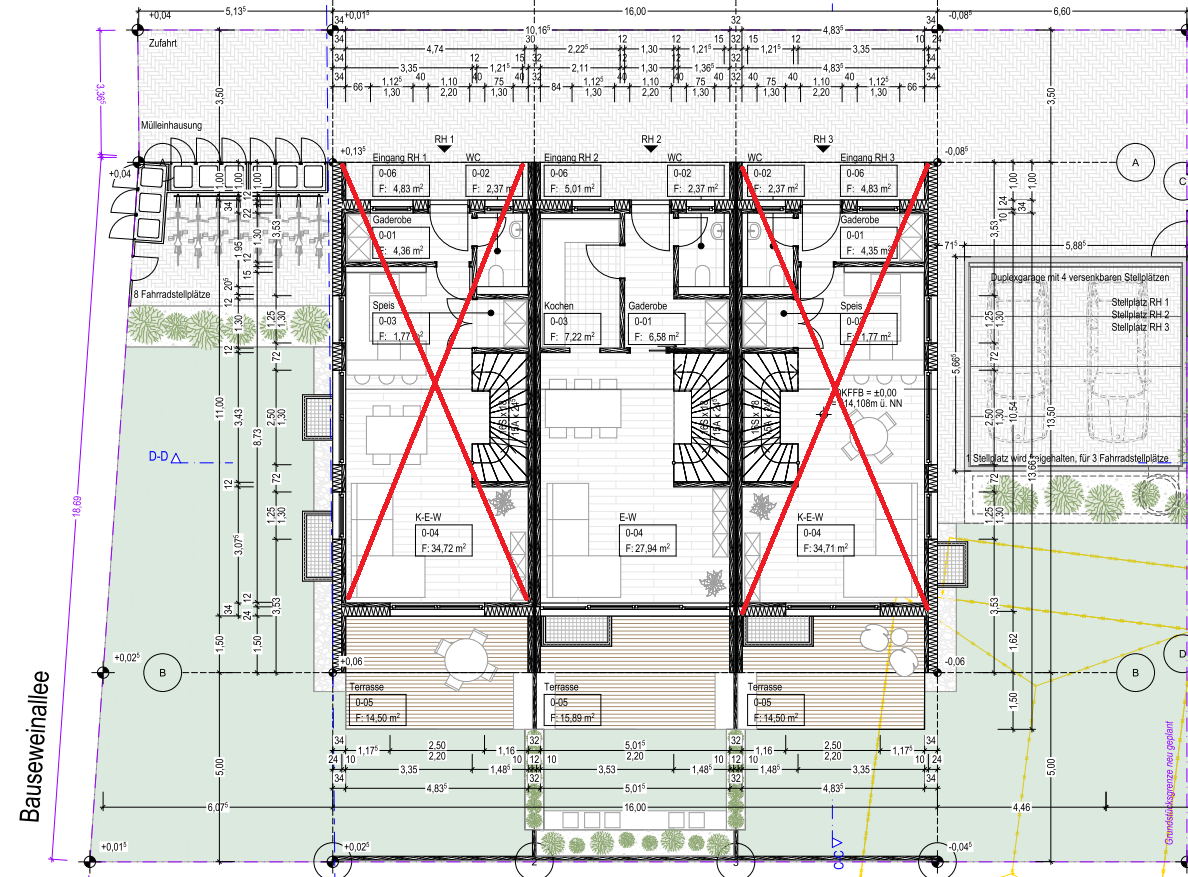 Energiesparend und gesund Wohnen: Neues Holzmassiv-Reihenhaus mit 6 Zimmern in Obermenzing – Bauseweinallee 58f, 81247 München(Obermenzing) – Vorschaubild 18