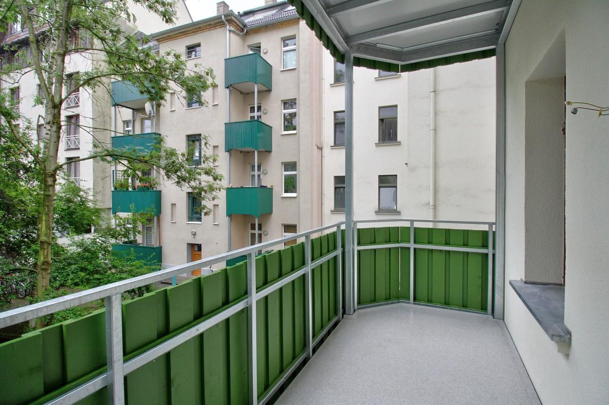 Neu sanierte 2-Zimmer-Wohnung mit Luxus-Einbauküche und Balkon – Weißestraße 11, 4299 Leipzig(Stötteritz) – Vorschaubild 3
