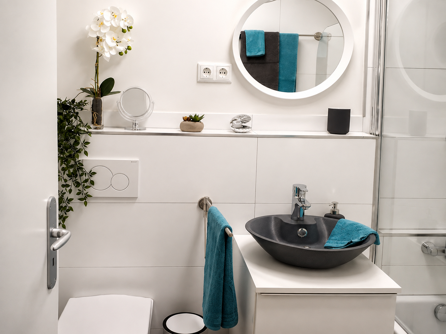 Helle möblierte 1-Zimmer-Dachgeschosswohnung in München-Trudering – Wachtelweg, 81827 München(Trudering) – Vorschaubild 6