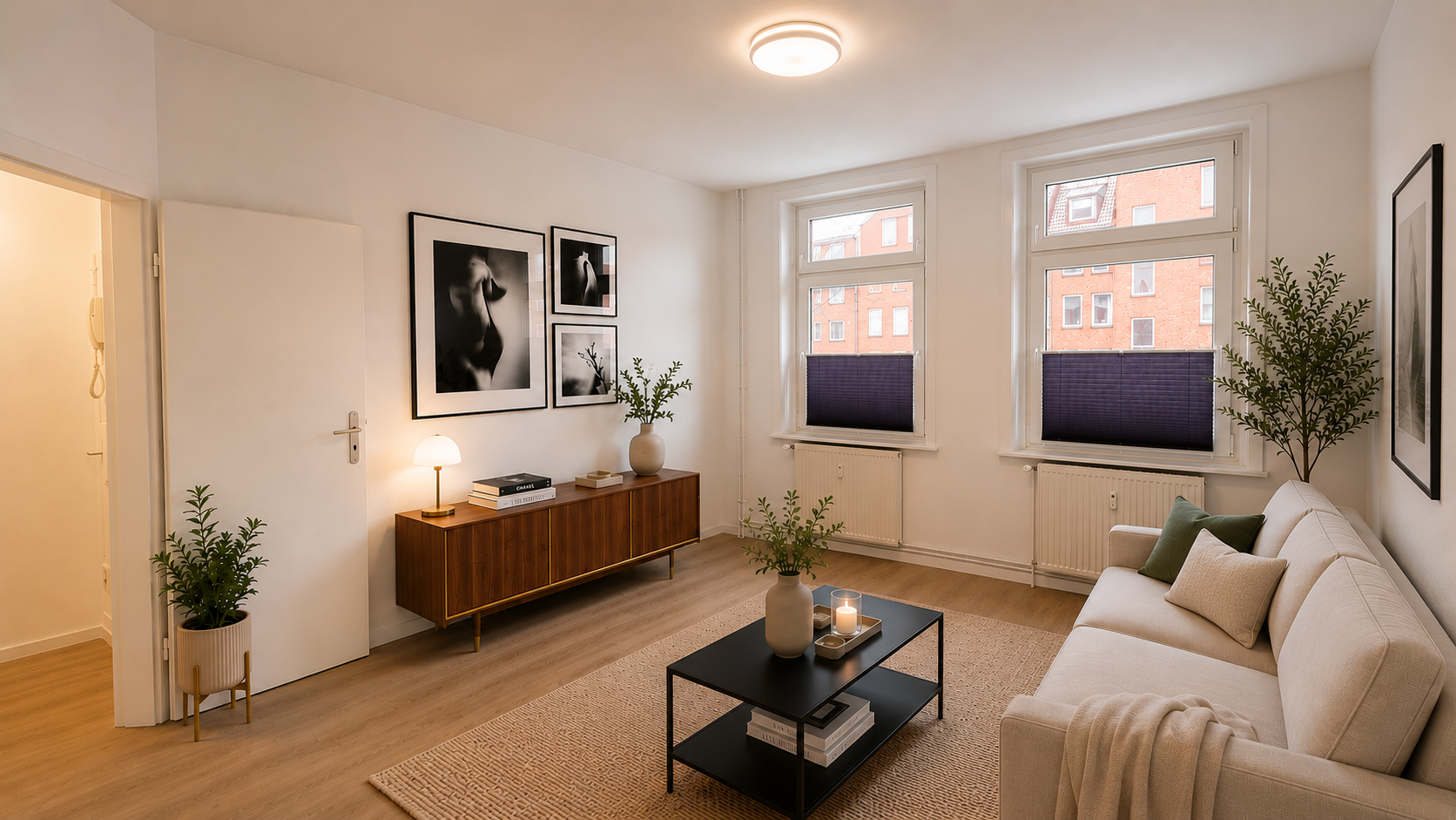 Freie sanierte 2-Zimmer-Wohnung in Lübeck – Kronsforder Allee – 23560 Lübeck(Hüxtertor/Mühlentor/Gärtnergasse) – Vorschaubild 7