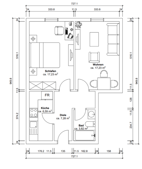 Modernisierte Wohnung in Rüttenscheid – 45130 Essen(Rüttenscheid) – Vorschaubild 11