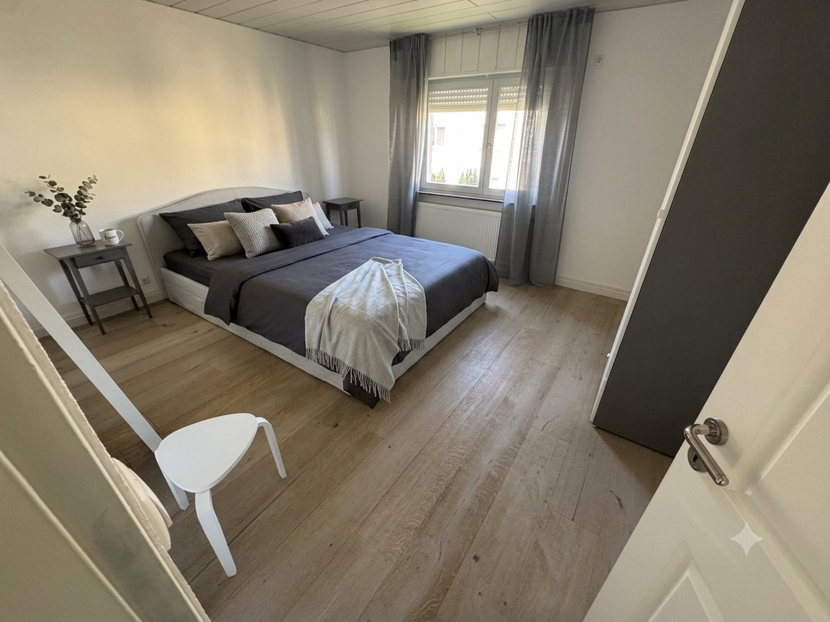 Renovierte möblierte 3,5 Zi-Wohnung 80m2 mit Garten im 1.OG / Nähe Frankfurt / ab sofort – 63512 Hainburg(Hainstadt) – Vorschaubild 4