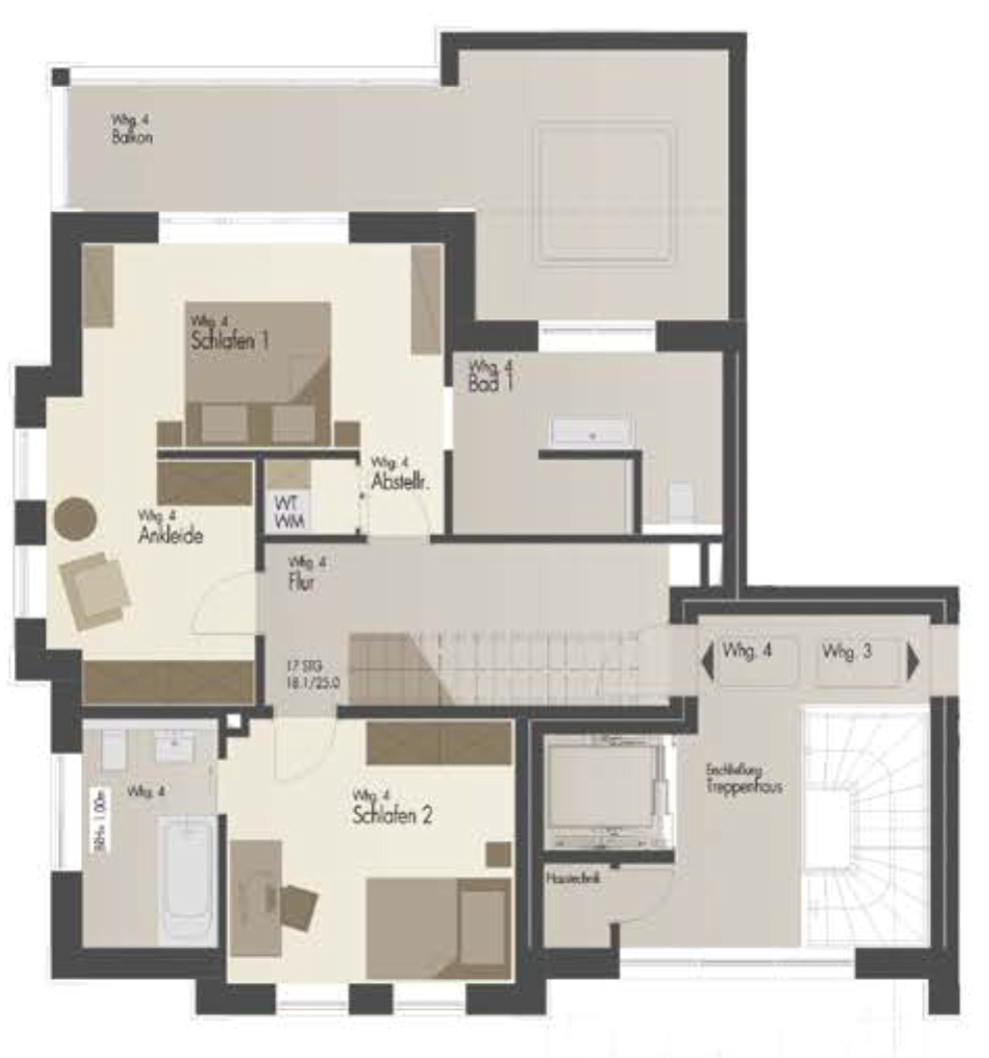 Penthouse mit 360° Panorama Dachterrasse – Am Jungfernsee, 14469 Brandenburg - Potsdam(Nauener Vorstadt) – Vorschaubild 13