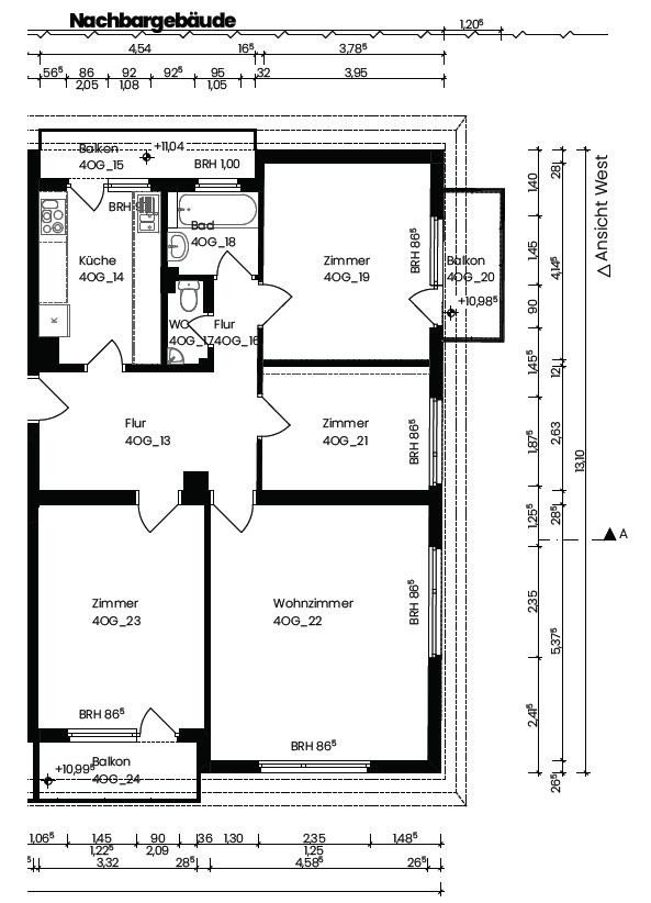 Frisch komplettsanierte 4-Zimmer-Wohnung mit Einbauküche & Balkon in Stuttgart-Bad Cannstatt – 70372 Stuttgart(Bad Cannstatt) – Vorschaubild 16