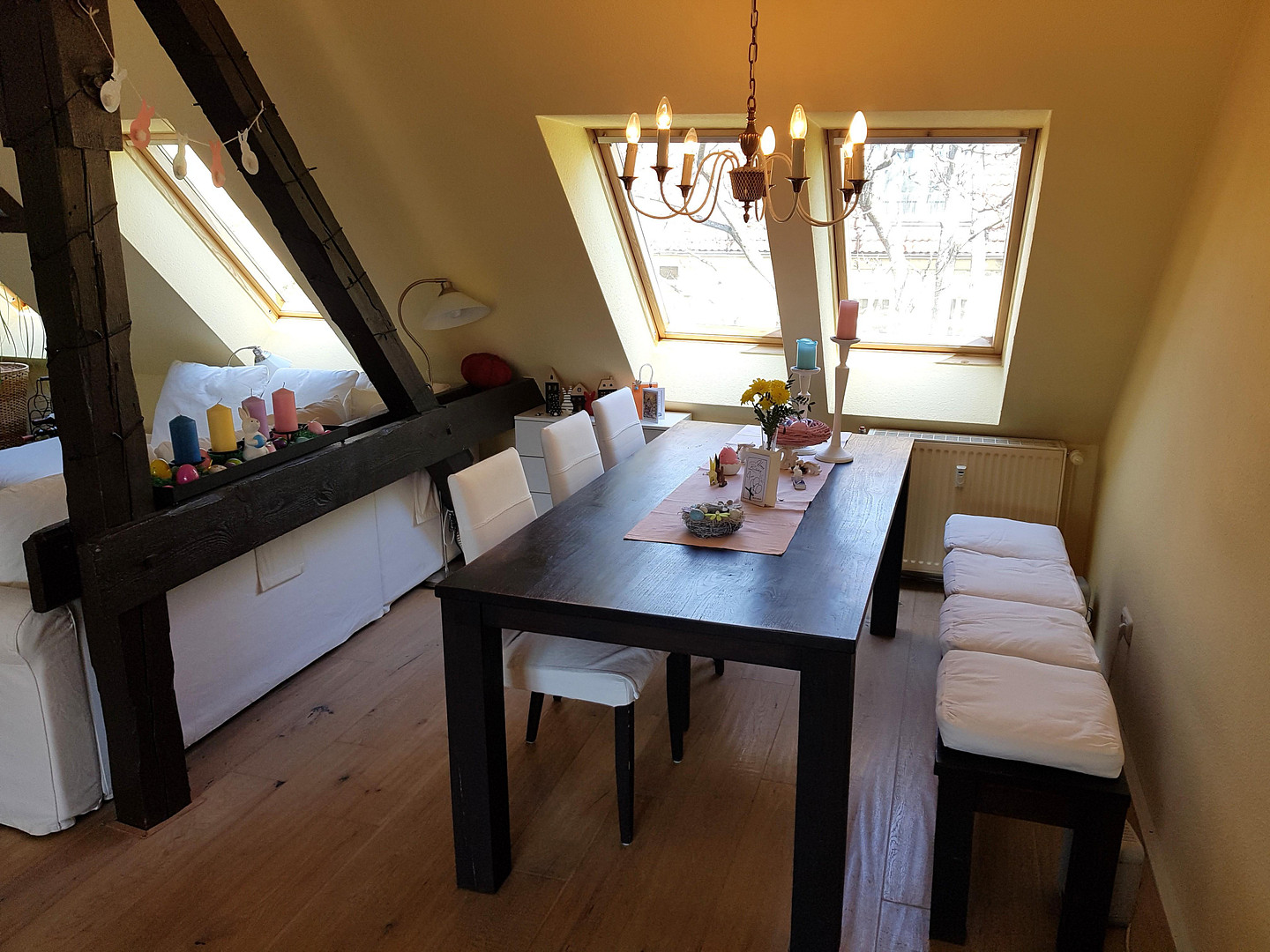 Große Dachgeschosswohnung im ruhigen Gartenhaus mit Terrasse–mitten im Samariterkiez/Friedrichshain – 10247 Berlin(Friedrichshain) – Vorschaubild 3