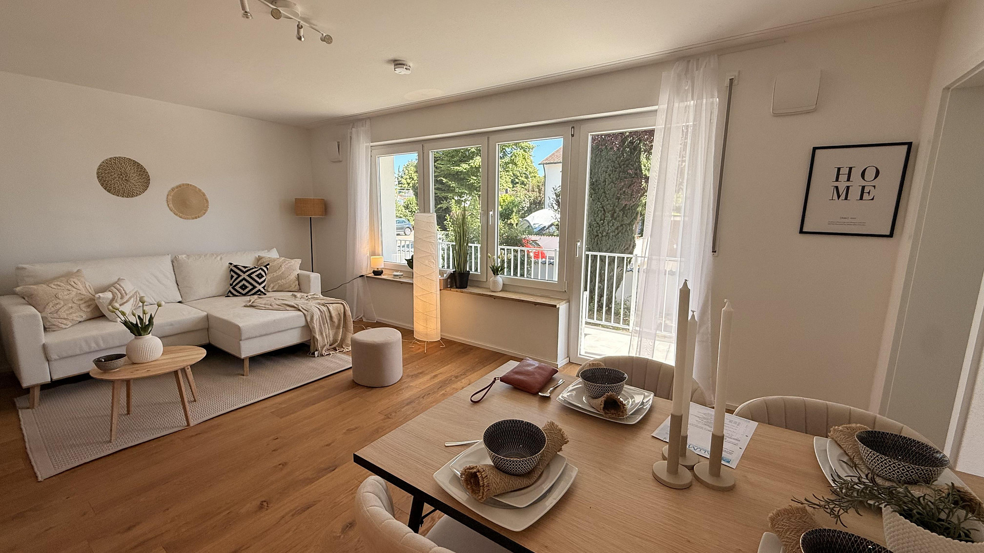 Kernsanierte 3-Zimmer-Wohnung mit Süd-Balkon & Garage – modern, bezugsfertig, provisionsfrei