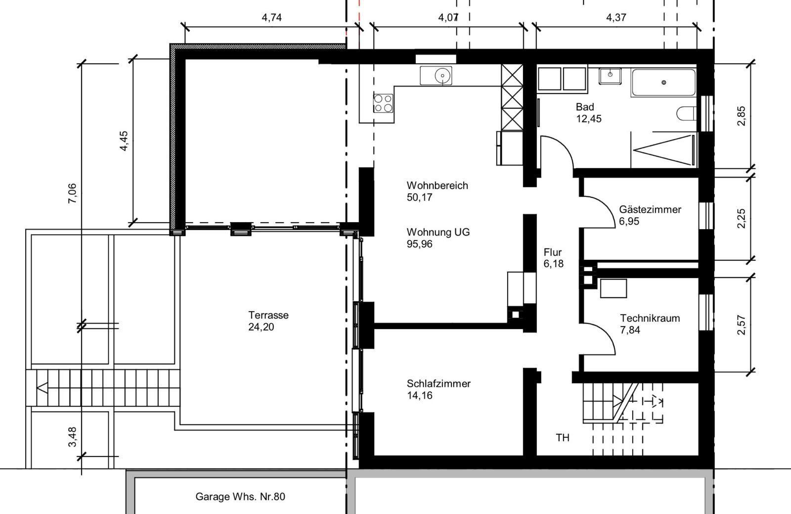 ‘‘Ruhig & grün: Helle 96m² Terrassen-Wohnung mit moderner Ausstattung und guter Anbindung‘‘ – 70499 Stuttgart-Weilimdorf(Weilimdorf) – Vorschaubild 16