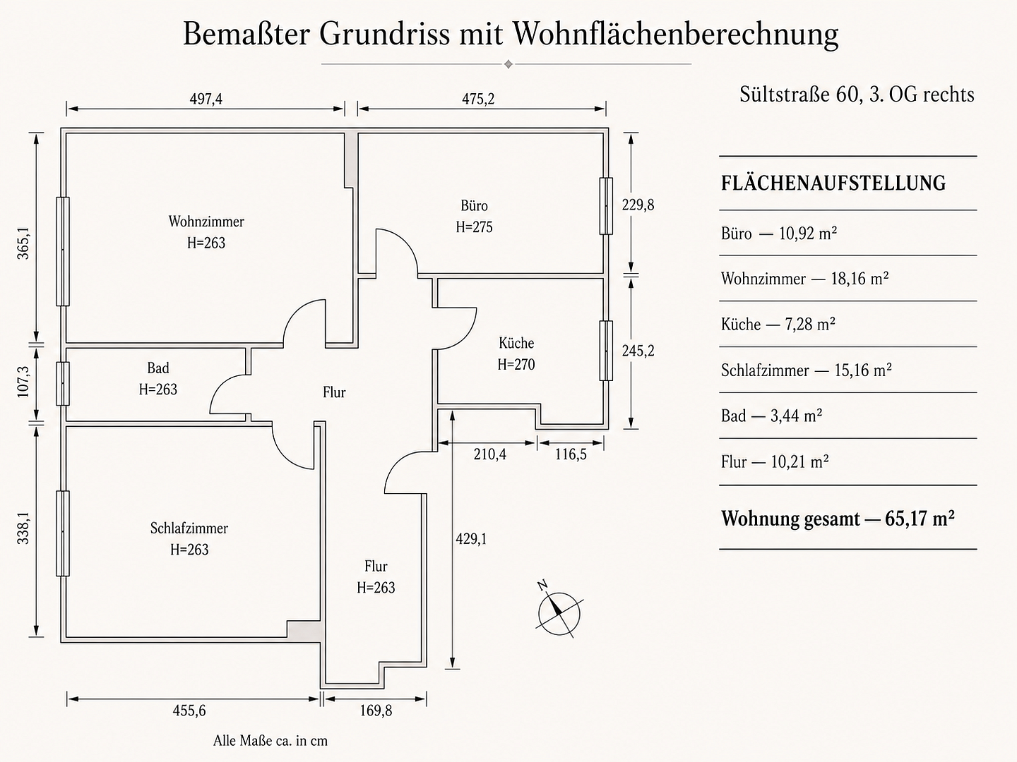 Frisch sanierte, bezugsfreie 3-Zimmer-Wohnung mit Eichenparkett in ruhiger Lage Prenzlauer Berg – Sültstraße 60, 10409 Berlin(Prenzlauer Berg) – Vorschaubild 22